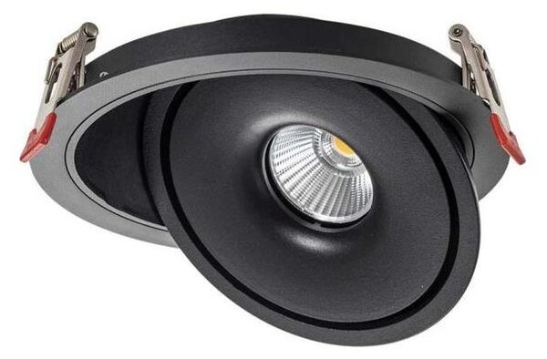LED Podhľadové bodové svietidlo LED/20W/230V 3000/4000/6400K pr. 16,5 cm čierna