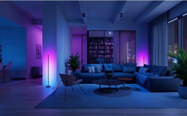 Nanoleaf N7204K02-1FL- LED RGBW stmievateľná stojacia lampa LED/22W/230V 2200-6500K Wi-Fi