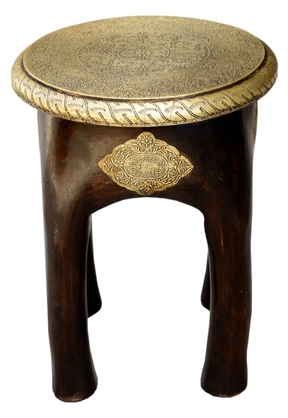 Marocký drevený stolík "Kamala"