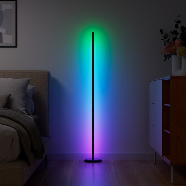 Nanoleaf N7204K02-1FL- LED RGBW stmievateľná stojacia lampa LED/22W/230V 2200-6500K Wi-Fi