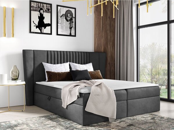 Mirjan24 Kontinentálna posteľ Erneltto, Rozmer postele: 120x200, Dostupné poťahy: Magic Velvet 2260 5903211182310