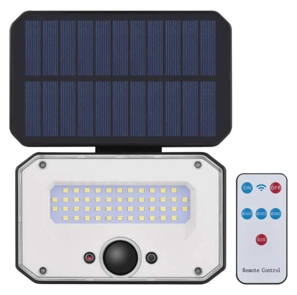 LED Solárny reflektor so senzorom pohybu SPILO LED/3,7V 3600mAh 4000K IP54 + DO