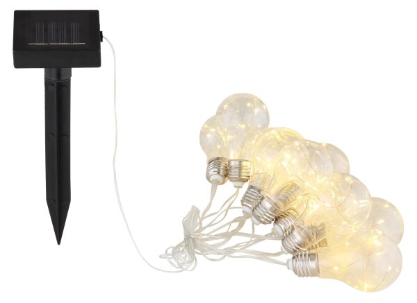 Globo 33708-10 - LED Solárna reťaz 10xLED/0,06W/3,2V IP44