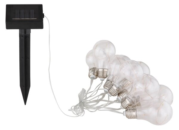 Globo 33708-10 - LED Solárna reťaz 10xLED/0,06W/3,2V IP44