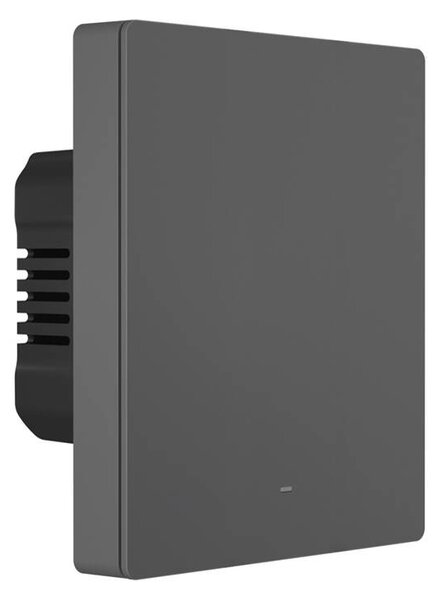 Inteligentný nástenný vypínač SONOFF M5-1C-80 s podporou Wi-Fi (1-kanálový, do rámu, grafitový)
