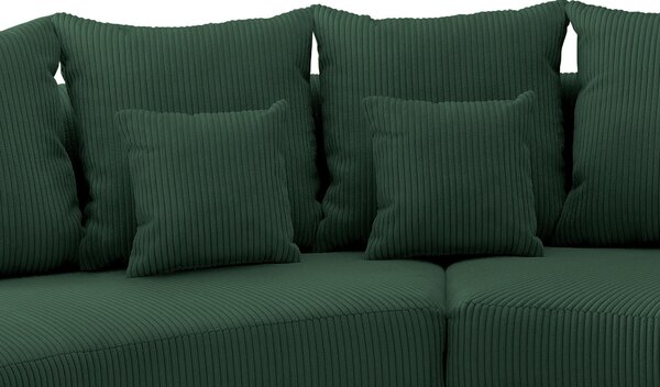 SEDACIA SÚPRAVA, textil, tmavozelená Livetastic - Online Only obývacie izby, Online Only