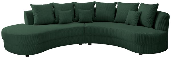 SEDACIA SÚPRAVA, textil, tmavozelená Livetastic - Online Only obývacie izby, Online Only