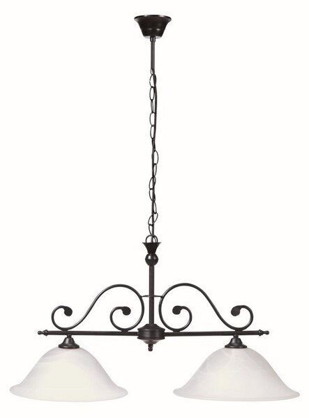 Rabalux DOROTHEA závesný luster max. 2x60W | E27 | IP20 - matná čierna