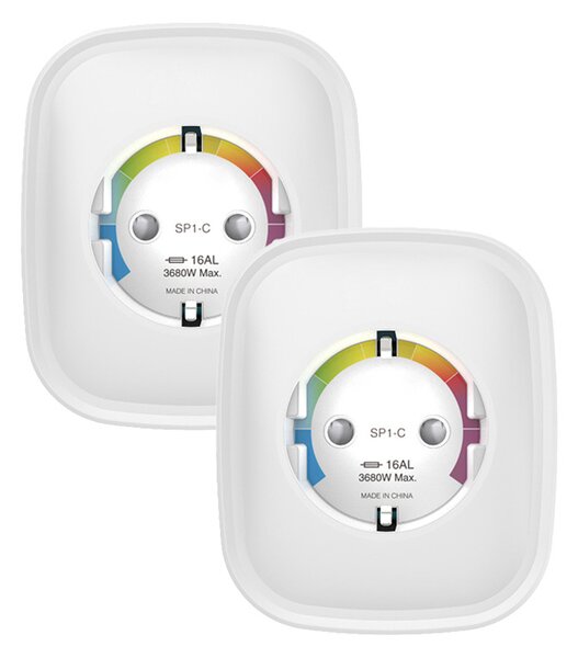 Inteligentná zásuvka Gosund SP1-HE WiFi, 2 kusy (HomeKit) (dvojbalenie) 16 A