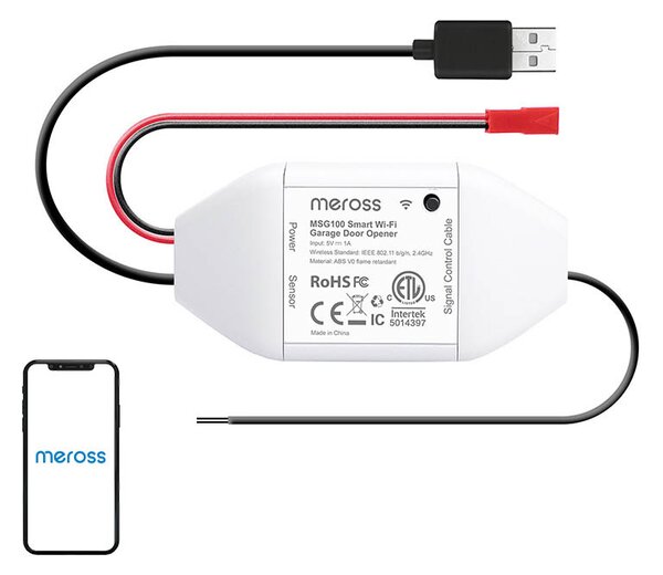 Inteligentný spínač garážových brán Meross MSG100HK (HomeKit)
