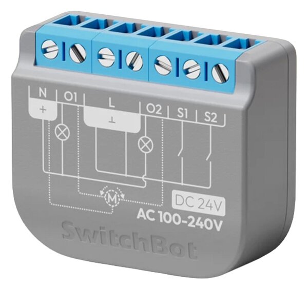 Inteligentný dvojkanálový spínač SwitchBot Relay Switch 2PM