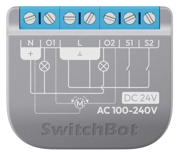 Inteligentný dvojkanálový spínač SwitchBot Relay Switch 2PM
