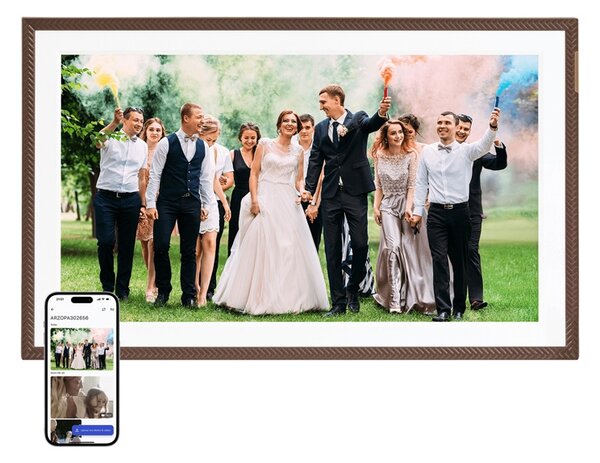 Arzopa D156 (hnedý) 15,6" digitálny fotorámček