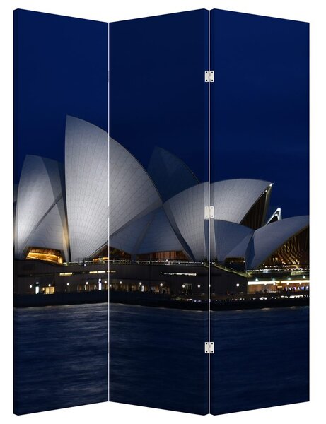Paraván - Nočné Sydney (126x170 cm)
