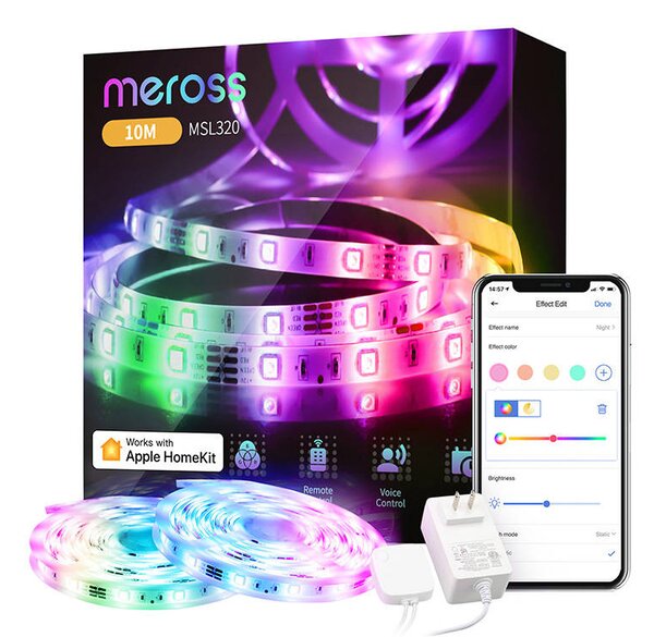 MSL320 Inteligentný svetelný pásik Meross Wi-Fi (HomeKit)