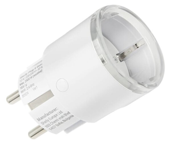 Inteligentná zásuvka Shelly Plug S MTR Gen3 (biela)