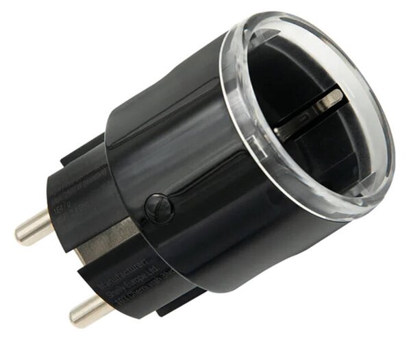 Inteligentná zásuvka Shelly Plug S MTR Gen3 (čierna)