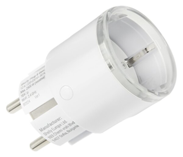 Sada 5 inteligentných zásuviek Shelly Plug S MTR Gen3 12 A (biela)