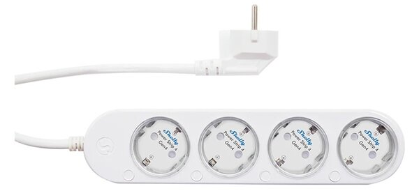 Inteligentný napájací pásik Shelly 4 Gen4 Zigbee/Matter s výkonom 12 A