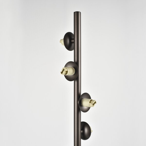 Brilagi - LED stojacia lampa MILLA 7xG9/3W/230V hnedá/dymová hnedá