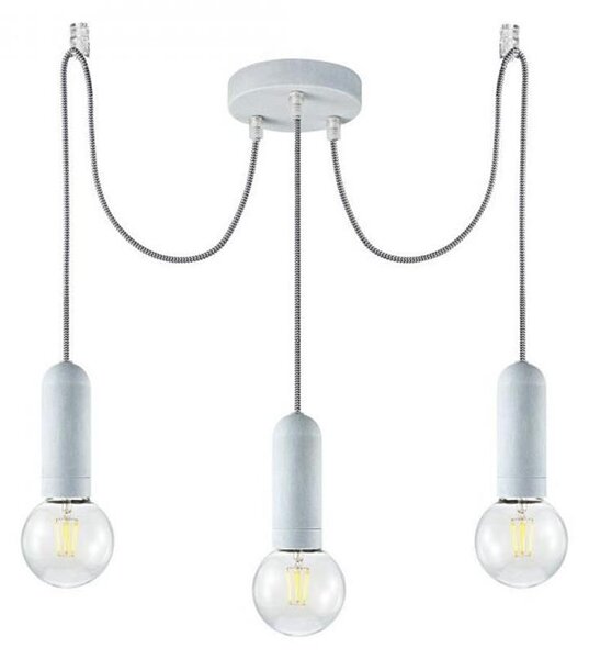 Leuchten Direkt 14776-22 - Luster na lanku TURN ME 3xE27/60W/230V pavúk