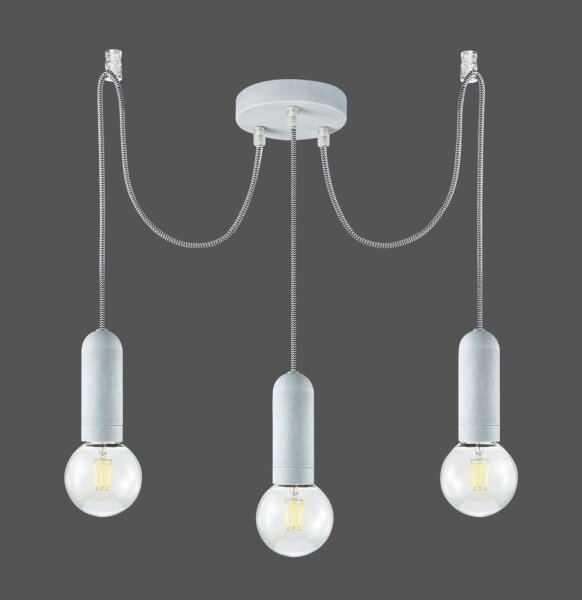 Leuchten Direkt 14776-22 - Luster na lanku TURN ME 3xE27/60W/230V pavúk