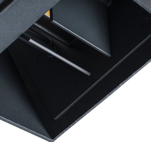 LED Vonkajšie nástenné svietidlo REKA LED/7W/230V IP54 antracit