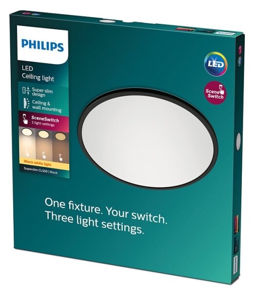 Philips - LED Stmievateľné stropné svietidlo SCENE SWITCH LED/18W/230V