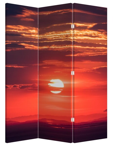 Paraván - Farebné slnko (126x170 cm)