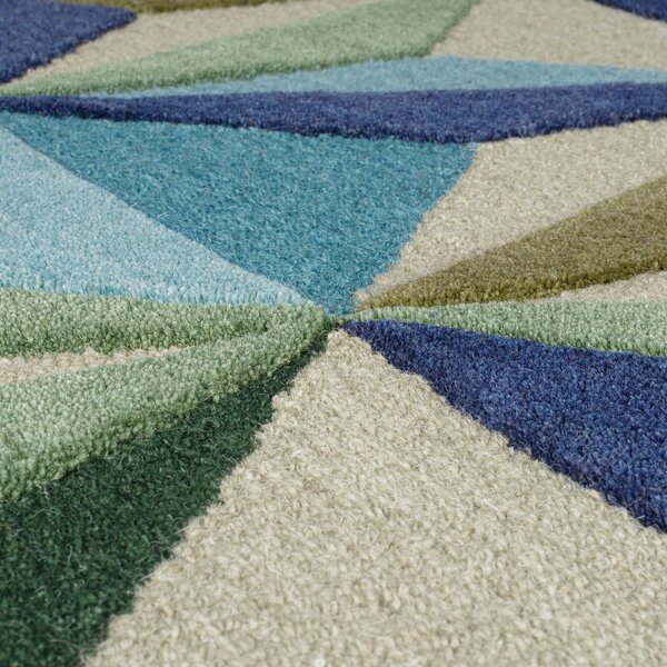 Flair Rugs , Kusový koberec Illusion Reverie Blue, 120x170, viacfarebná, detská izba