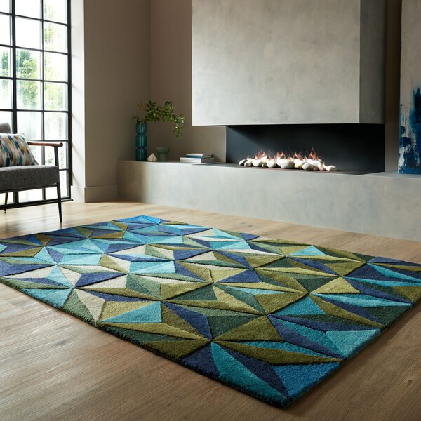Flair Rugs , Kusový koberec Illusion Reverie Blue, 120x170, viacfarebná, detská izba