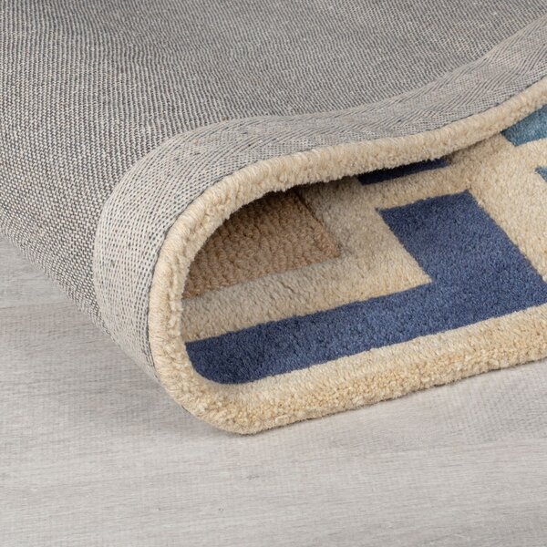 Flair Rugs , Ručne všívaný kusový koberec Illusion Retro Blocks Blue/Multi, 160x230, viacfarebná, obývacia izba