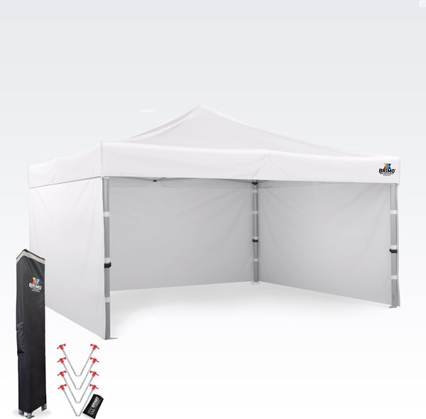 BRIMO Promo stan 4x4m - s 3 stenami - Biela