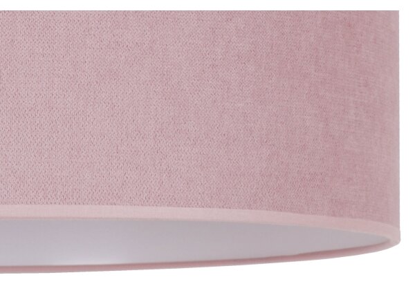Duolla - Stropné svietidlo BRISTOL 1xE27/15W/230V pr. 45 cm ružová/biela
