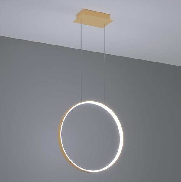 Thoro TH.221 - LED Luster na lanku RIO LED/30W/230V CRI95 4000K pr. 55 cm zlatá