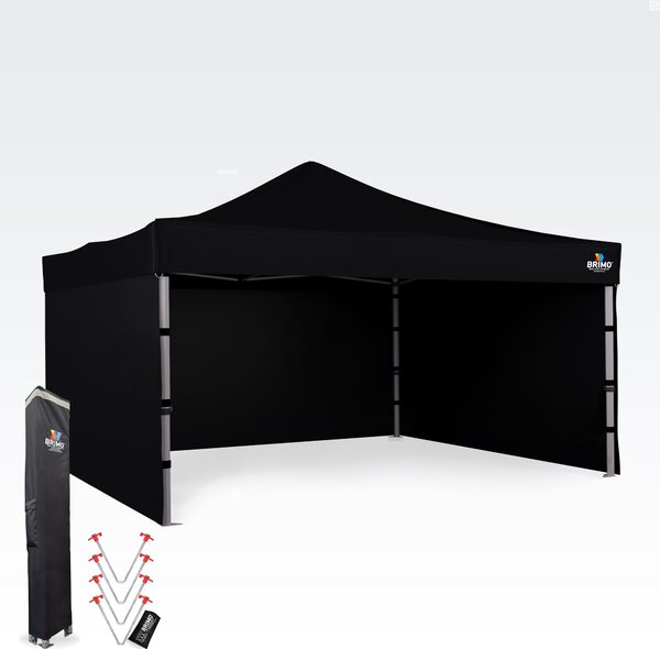 BRIMO Promo stan 4x4m - s 3 stenami - Čierna