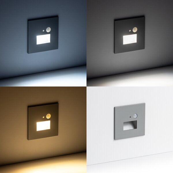 LED schodiskové svietidlo s pohybovým senzorom LED/1,5W/230V 3000/4000/6500K