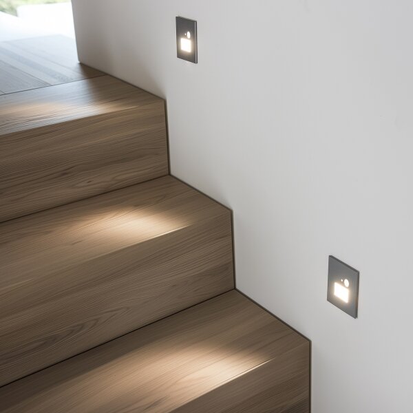 LED schodiskové svietidlo s pohybovým senzorom LED/1,5W/230V 3000/4000/6500K