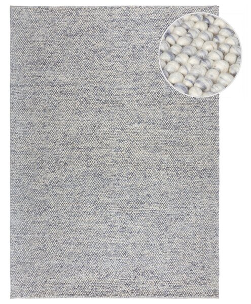 Flair Rugs, Ručne tkaný kusový koberec Minerals Blue, 80x150, modrá, chodba / predsieň