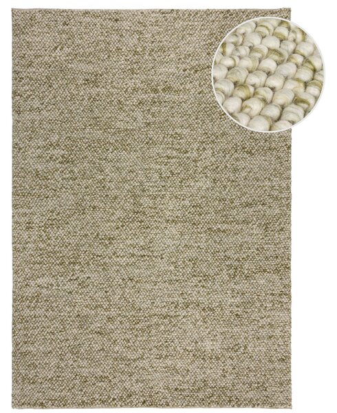 Flair Rugs , Ručne tkaný kusový koberec Minerals Green, 80x150, zelená, chodba / predsieň