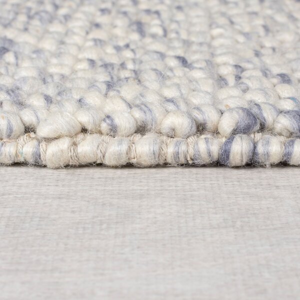 Flair Rugs , Ručne tkaný behúň Minerals Blue, 60x230, modrá, chodba / predsieň