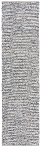 Flair Rugs , Ručne tkaný behúň Minerals Blue, 60x230, modrá, chodba / predsieň