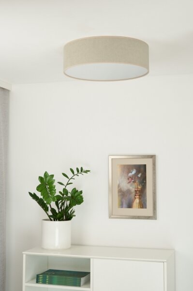 Duolla - LED Stropné svietidlo CORTINA LED/26W/230V pr. 30 cm 4000K béžová