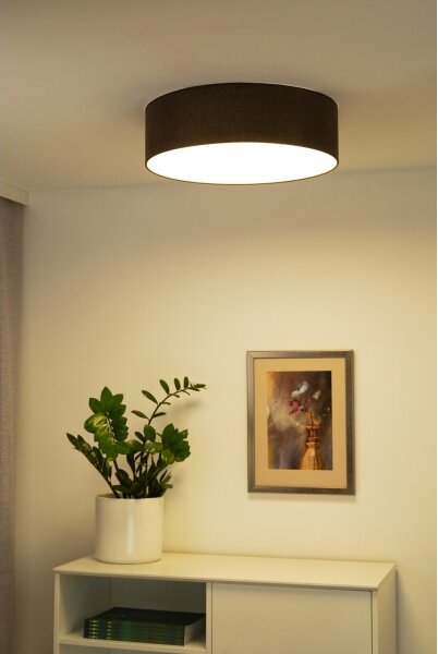 Duolla - LED Stropné svietidlo CORTINA LED/26W/230V pr. 30 cm 4000K hnedá