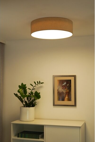 Duolla - LED Stropné svietidlo CORTINA LED/26W/230V pr. 45 cm 4000K béžová