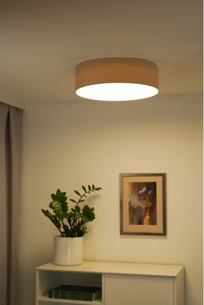Duolla - LED Stropné svietidlo CORTINA LED/26W/230V pr. 30 cm 4000K béžová