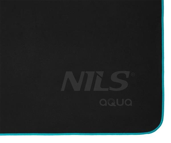 NAR13 ČIERNY/MODRÝ RUČNÍK Z MIKROVLÁKNA NILS AQUA