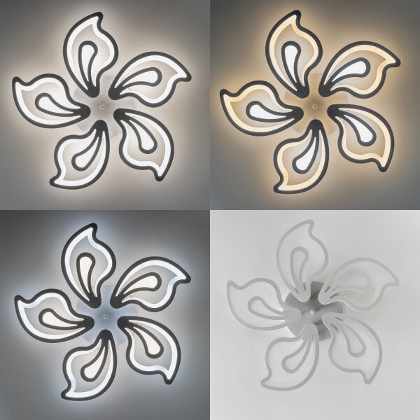 Brilagi - LED Stmievateľný prisadený luster TWIST LED/125W/230V 3000-6500K + DO