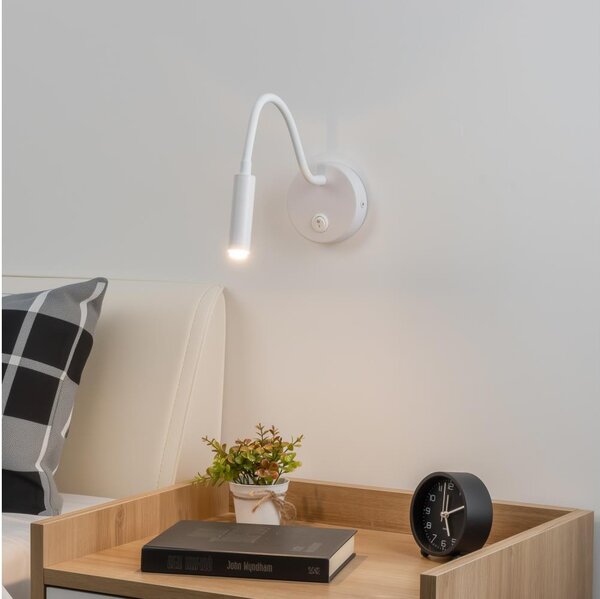 Brilagi - LED Stmievateľná flexibilná nástenná lampa MAYA 1xG9/4W/230V biela