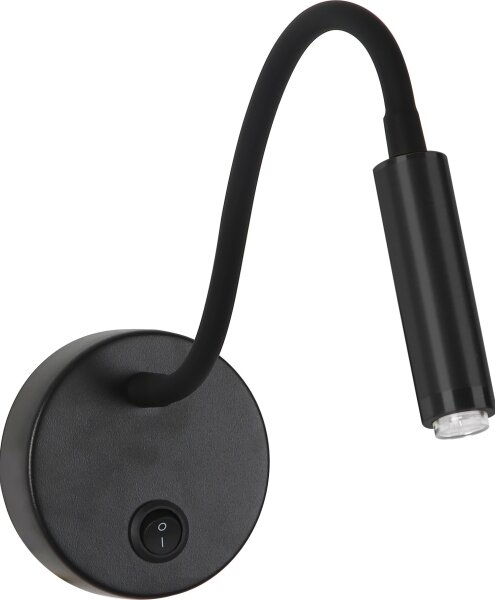 Brilagi - LED Stmievateľná flexibilná nástenná lampa MAYA 1xG9/4W/230V čierna